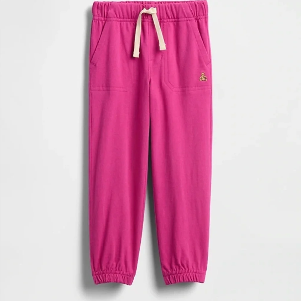 Pink Kids Drawstring Jogger Pants by GAP